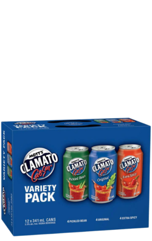 Mott's Clamato Caesar Variety Pack 12x341ml