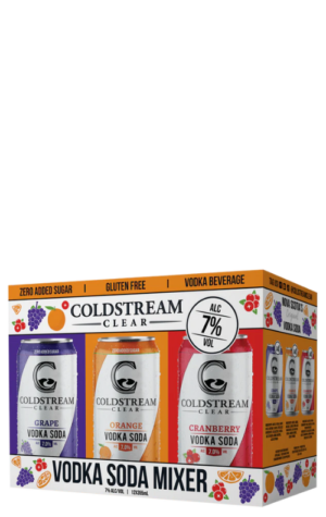 Coldstream Clear Vodka Soda Mixer 12x355ml
