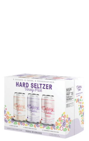 Colliding Tides Hard Seltzer Variety Pack 12x355ml