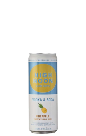 High Noon Vodka & Soda Pineapple 355ml