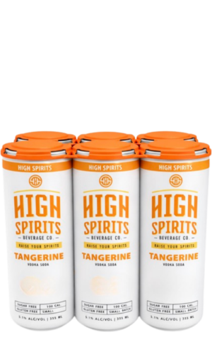 High Spirits Vodka Soda Tangerine 6x355ml