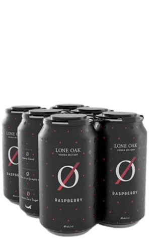 Lone Oak Raspberry Seltzer 6x355ml