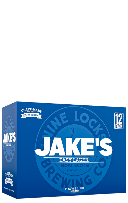 Nine Locks Jake's Easy Lager 12x355ml