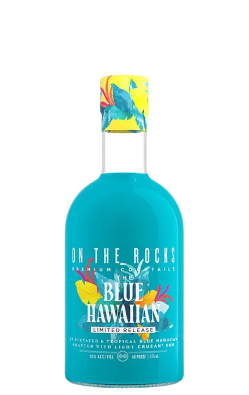 On The Rocks Blue Hawaiian 375ml