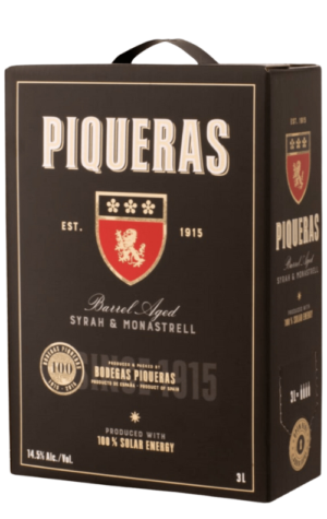Piqueras Black Label Syrah Monastrell 3000ml
