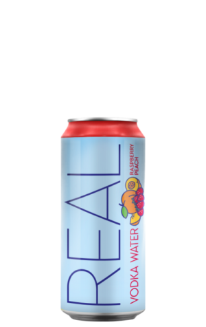 Real Vodka Water Raspberry Peach 473ml