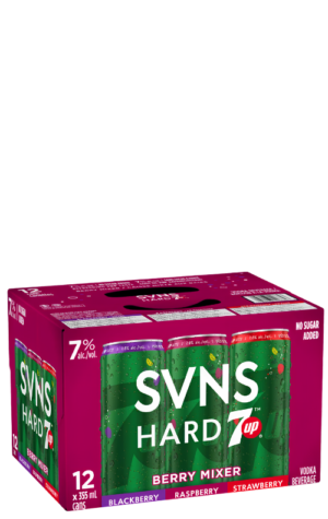 SVNS Hard 7UP Berry Mixer 12x355ml