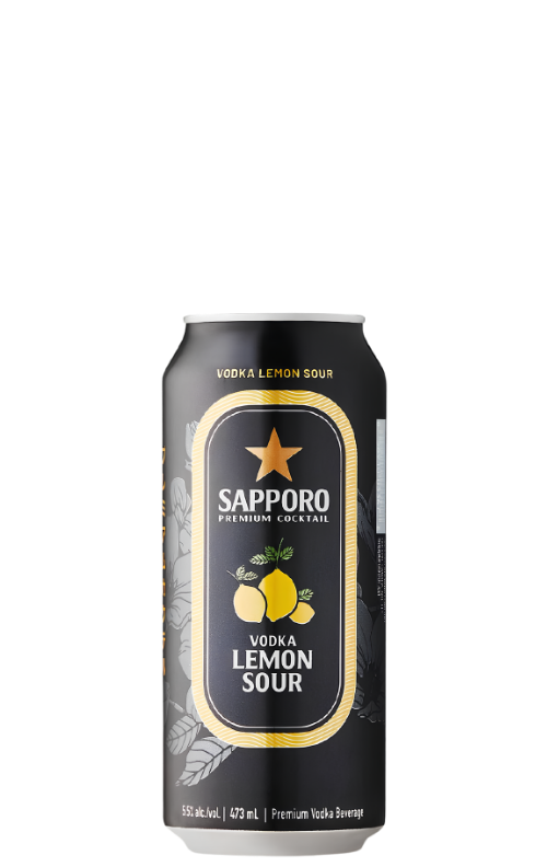 Sapporo Vodka Lemon Sour 473ml