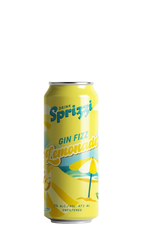 Sprizzi Gin Fizz Lemonade 473ml